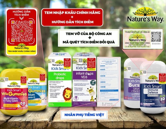 Thông báo: Cách phân biệt sản phẩm Nature's Way chính hãng và hàng xách tay không rõ nguồn gốc