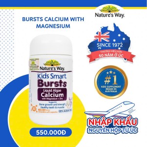 Nature's Way Bursts Calcium With Magnesium + Zinc