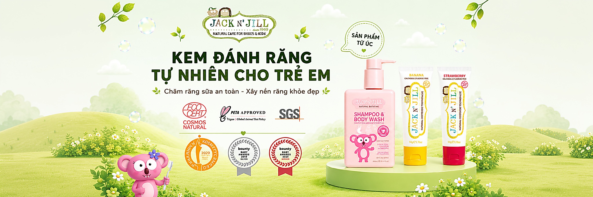 Jack N' Jill và các chứng nhận vô giá
