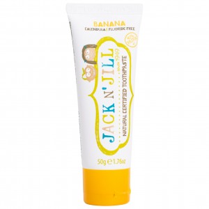 Kem đánh răng Organic vị Chuối- Jack N' Jill Natural Toothpaste Banana