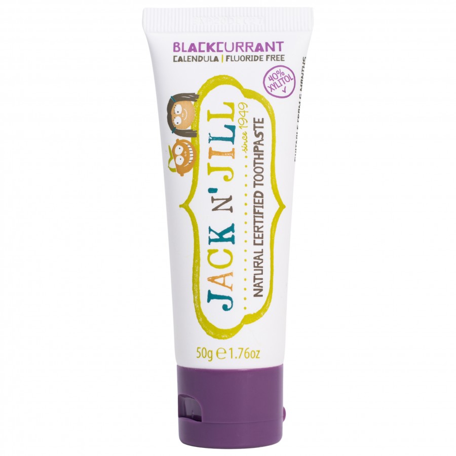 Kem đánh răng vị Lý chua đen- Jack N' Jill Natural Toothpaste Blackcurrant