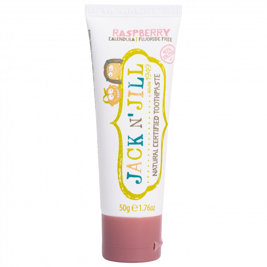 Kem đánh răng vị Mâm Xôi - Jack N' Jill Natural Toothpaste Raspberry