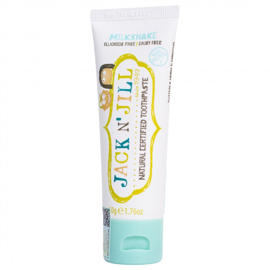 Kem đánh răng vị sữa lắc - Jack N' Jill Natural Toothpaste Milkshake